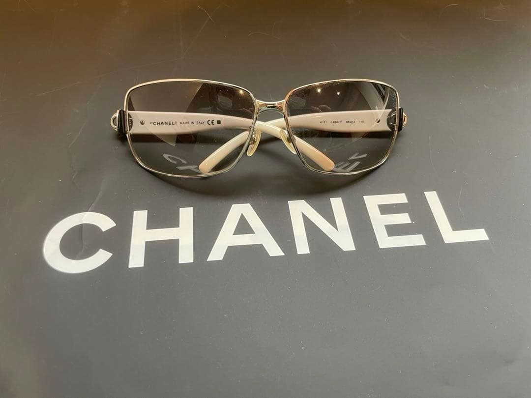 【極美品】CHANEL ココマーク　グラデーション スクエアフレーム サングラス