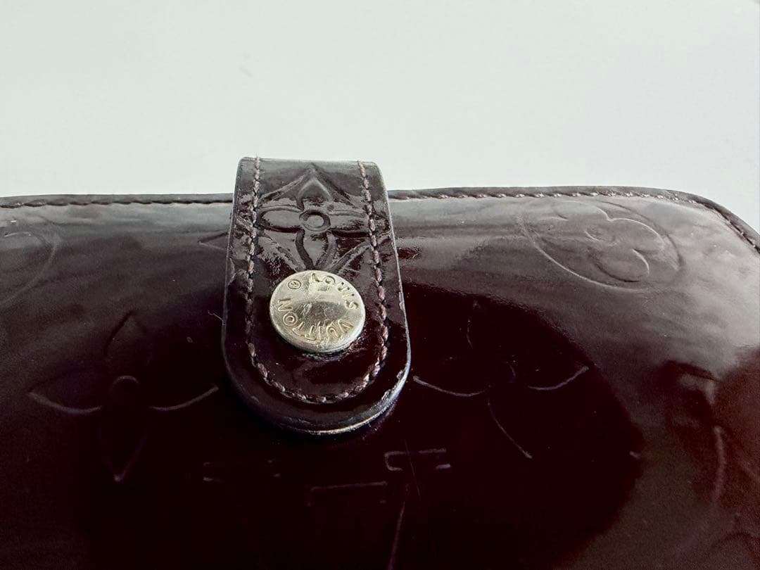 【LOUIS VUITTON】ヴェルニ アマラント 二つ折り財布