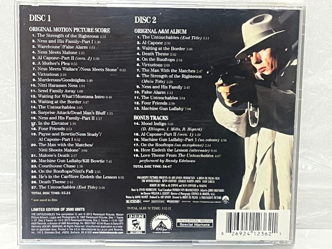THE UNTOUCHABLES 限定版 2枚組CD