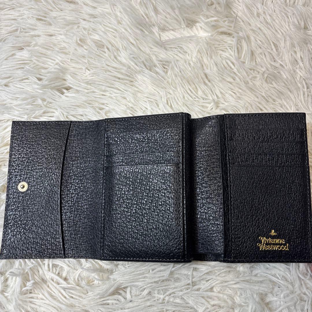 美品☆【ヴィヴィアンウエストウッド】三つ折り　がま口　エグゼクティブ　オーブ