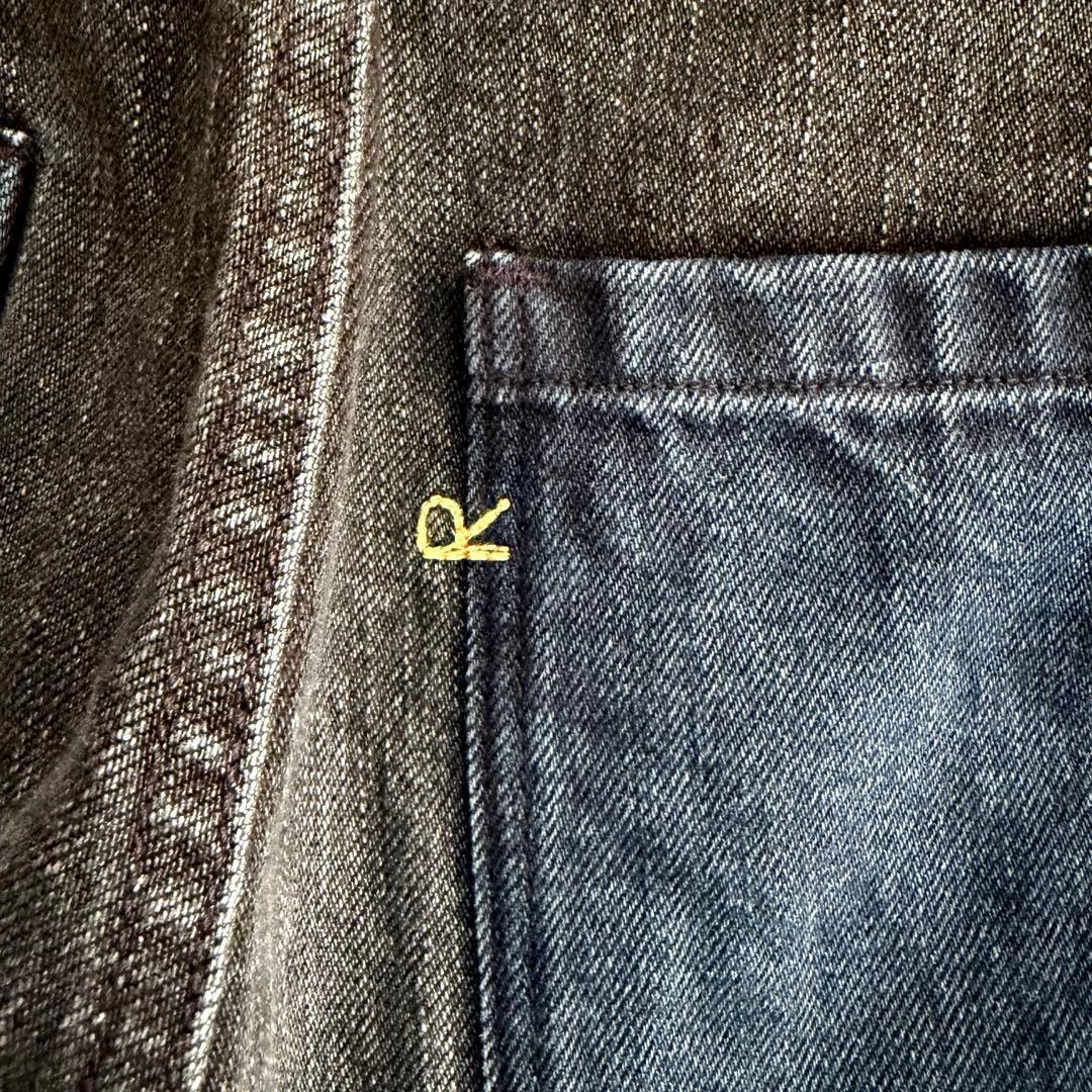 未使用級✨45R デニムペインターパンツ（加工）レディースFR メンズXL相当