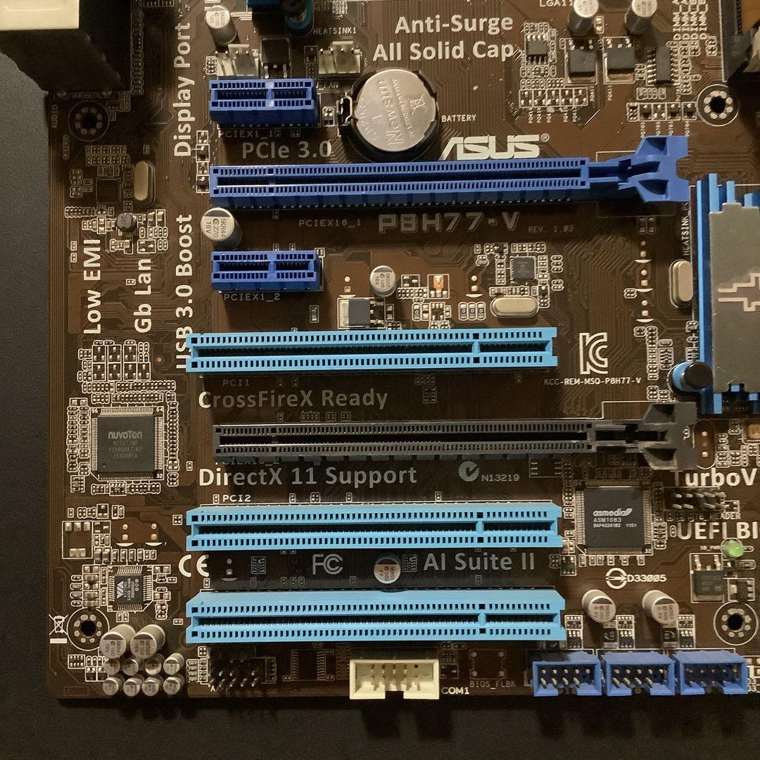 Intel Core i7 3770 + マザーボード + メモリ16GB