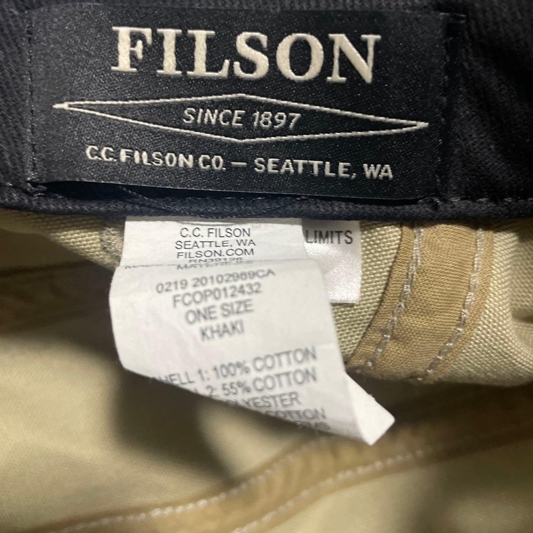 K*M様 FILSON ロングビルキャップ