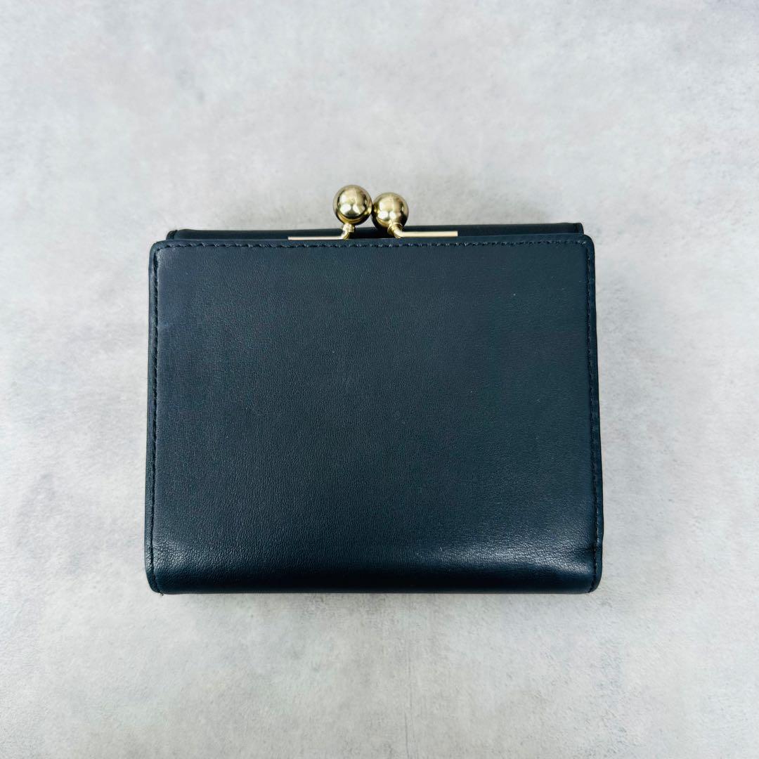 廃盤✨Paul Smith マーガレットプリントトリム がま口 三つ折り財布①