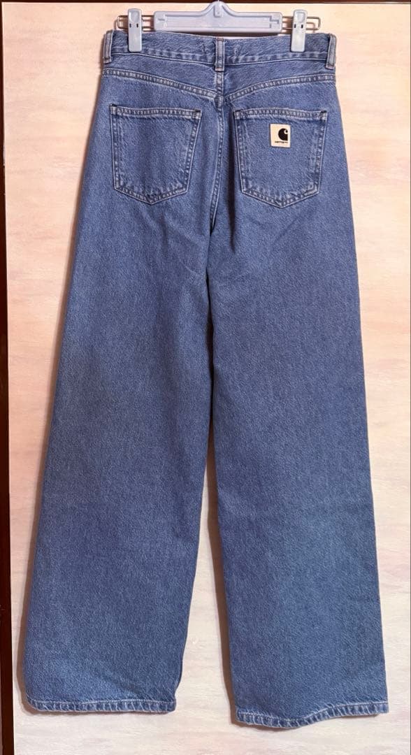【美品】CARHARTT ハイウエスト　ルーズ　ジーンズ