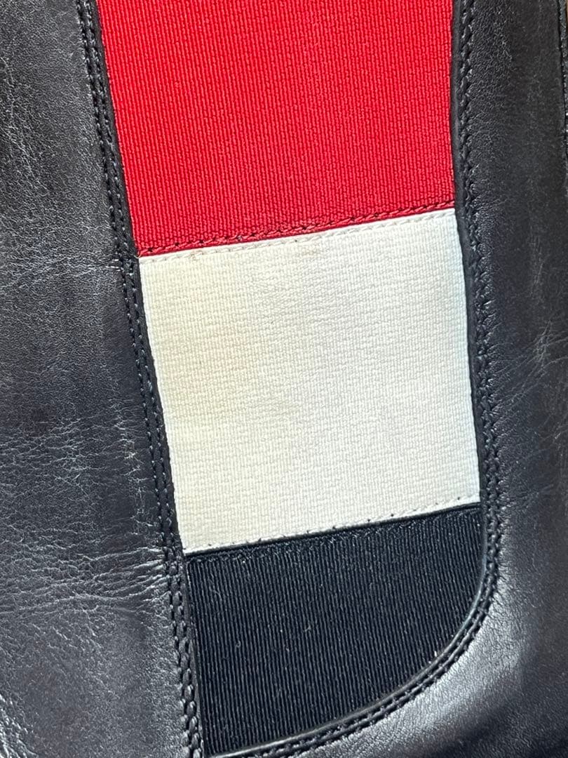【THOM BROWNE】レザーサイドゴアブーツ/レディース【未使用】