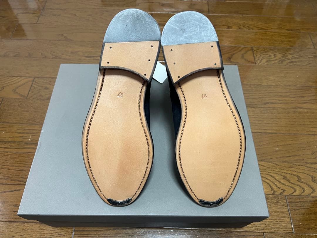 【THOM BROWNE】レザーサイドゴアブーツ/レディース【未使用】