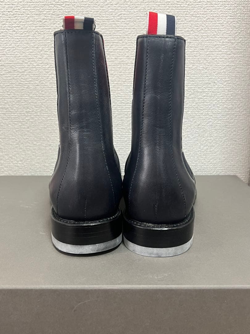 【THOM BROWNE】レザーサイドゴアブーツ/レディース【未使用】