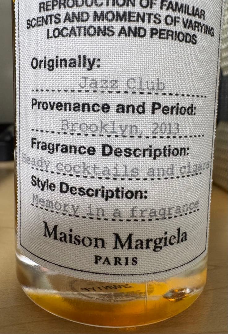 香水(ユニセックス) Maison Margiela REPLICA Jazz Club