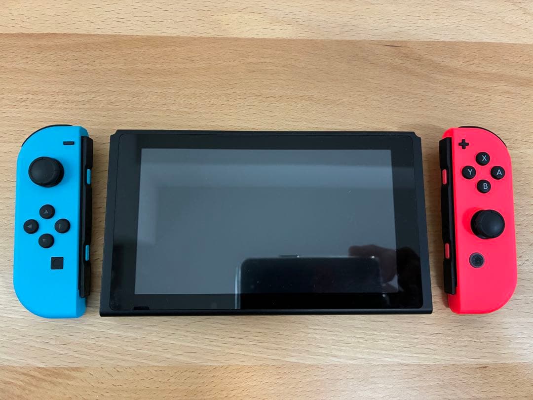 【ほぼ未使用】Nintendo Switch 本体 青/赤 Joy-Con