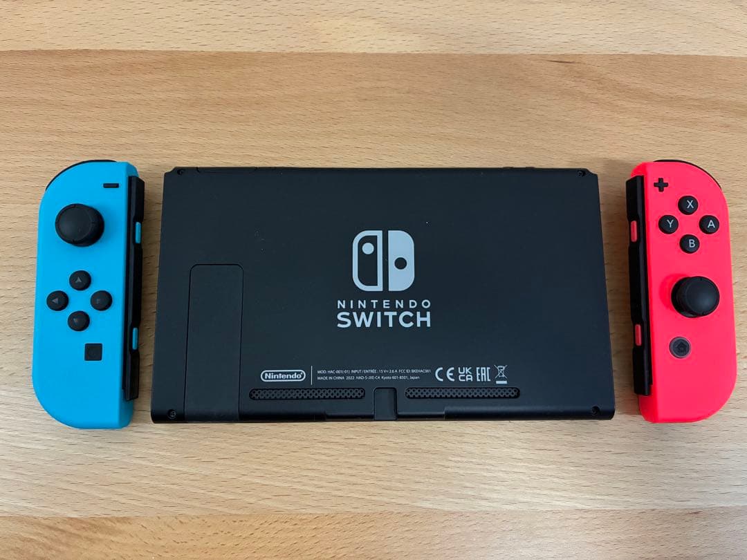 【ほぼ未使用】Nintendo Switch 本体 青/赤 Joy-Con