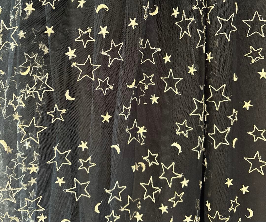 グレースコンチネンタル　チュールスカート　星柄