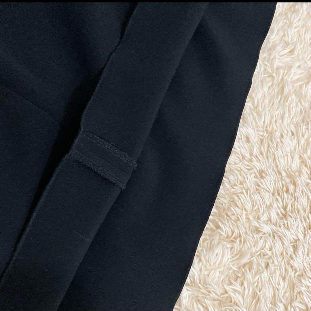極美品　FOXEY NEWYORK Aラインタックワンピース 黒