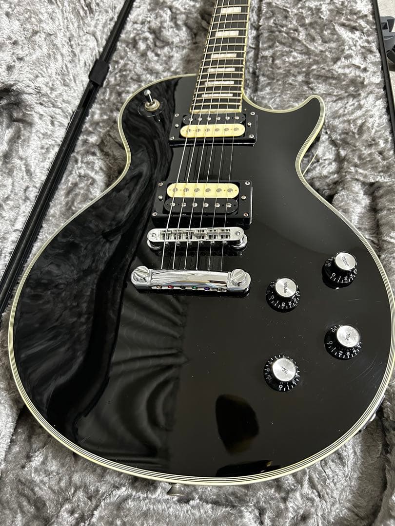 【早い者勝ち値下げしました】Burny レスポール　極上品　指板ブラック化