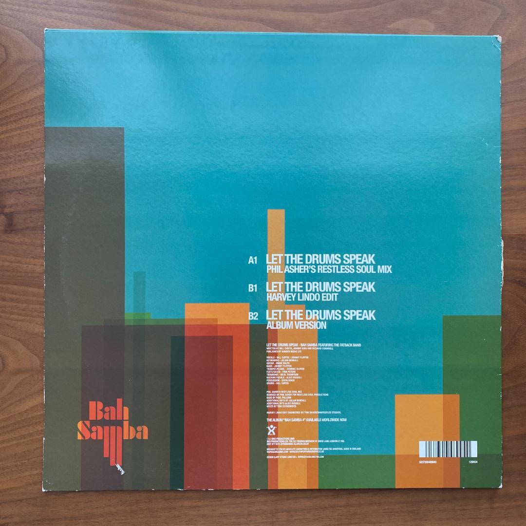 洋楽 12\" Bah Samba Let The Drums Speak UK ORG