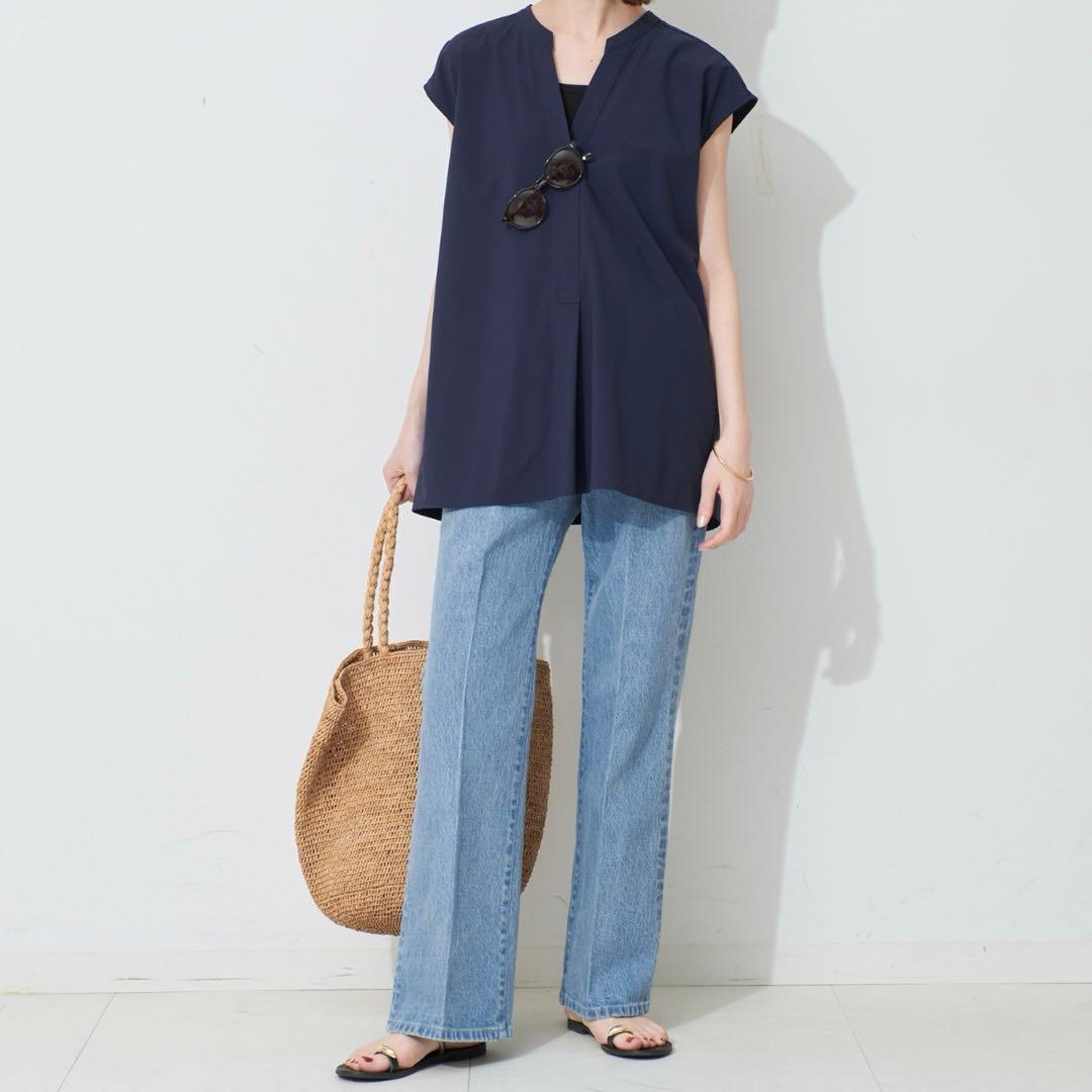 LE DENIM スリムフレアレングス デニム