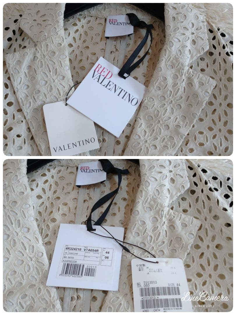 RED VALENTINO　ジャケット　カットレース刺繍　コットンsize44