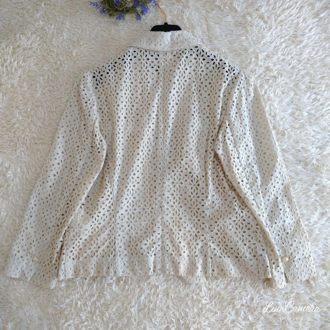 RED VALENTINO　ジャケット　カットレース刺繍　コットンsize44