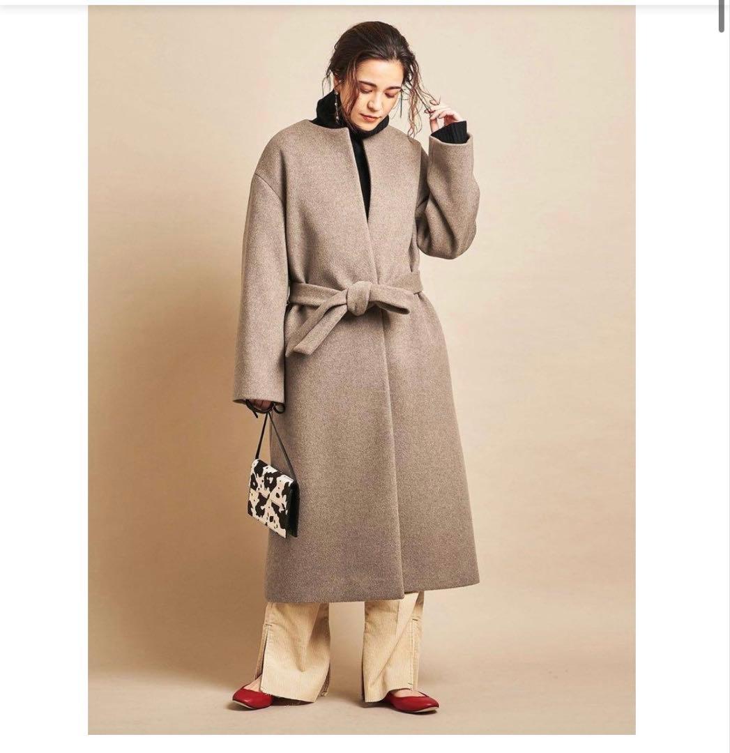 BEAUTY&YOUTH UNITED ARROWS　 ノーカラーロングコート