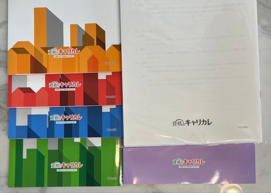 キャリカレ　宅建　資格　テキストセット　参考書