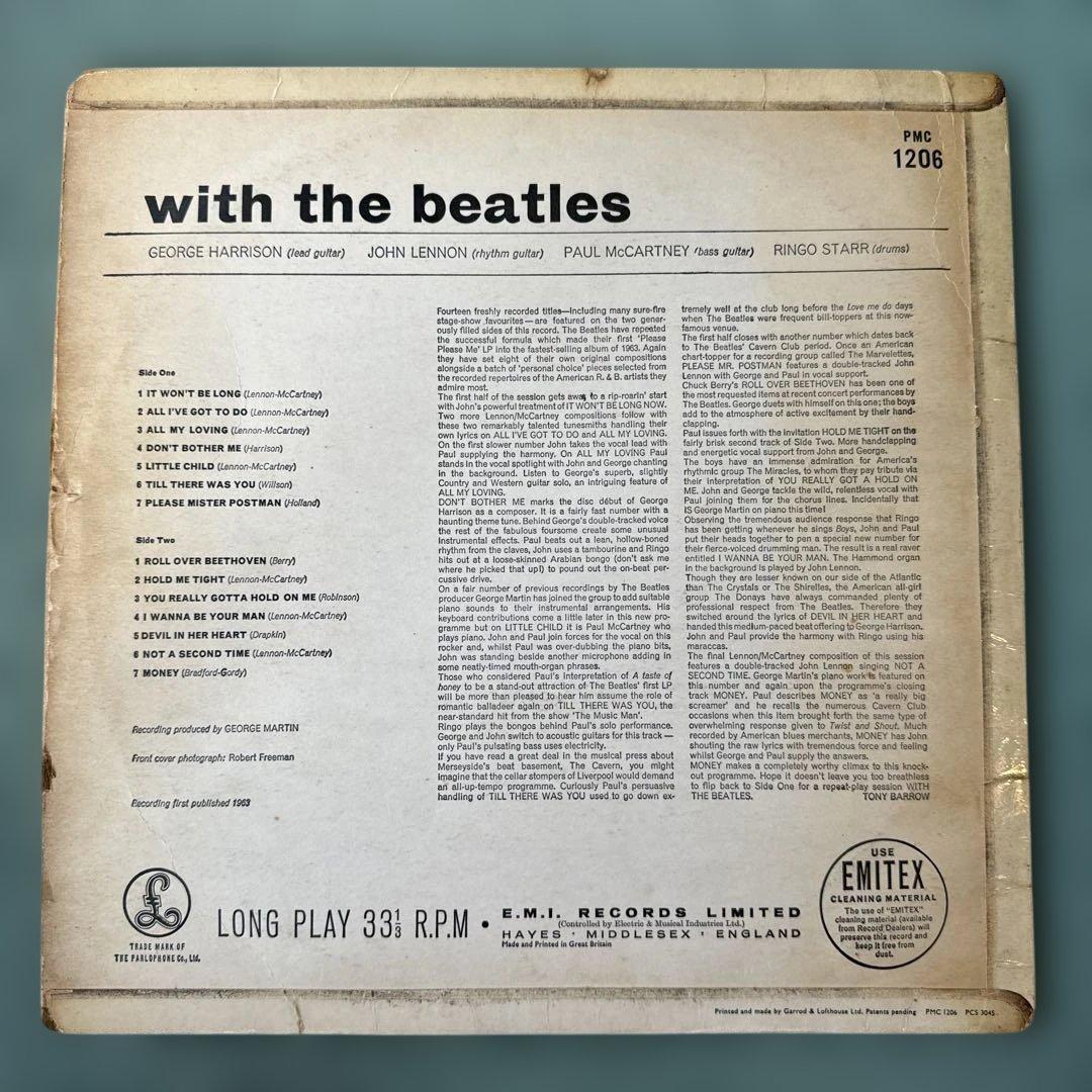 The Beatles『with the beatles』LPアナログレコード￼