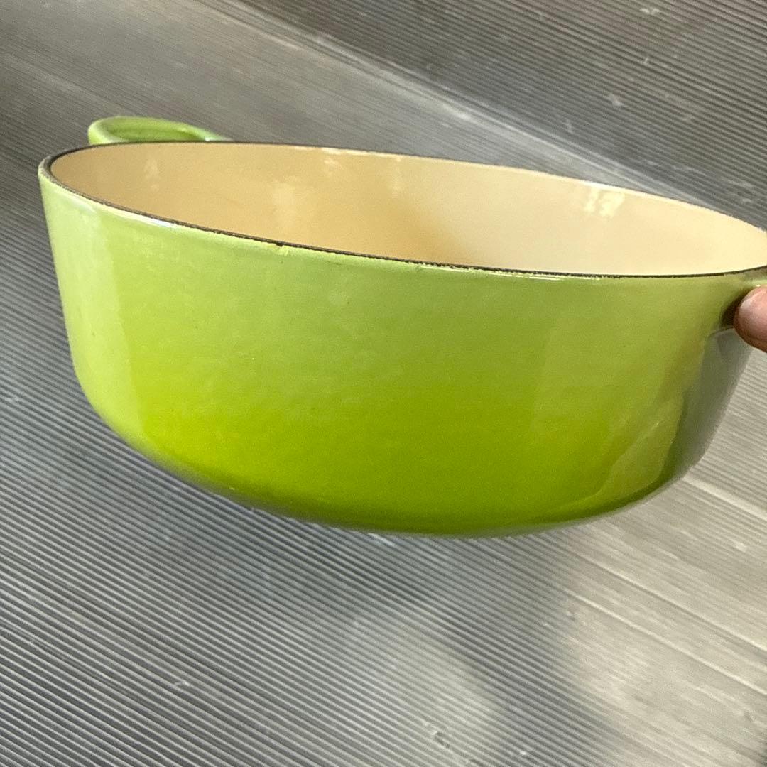 LE CREUSET ル•クル-ゼ 両手鍋 24cm現状品