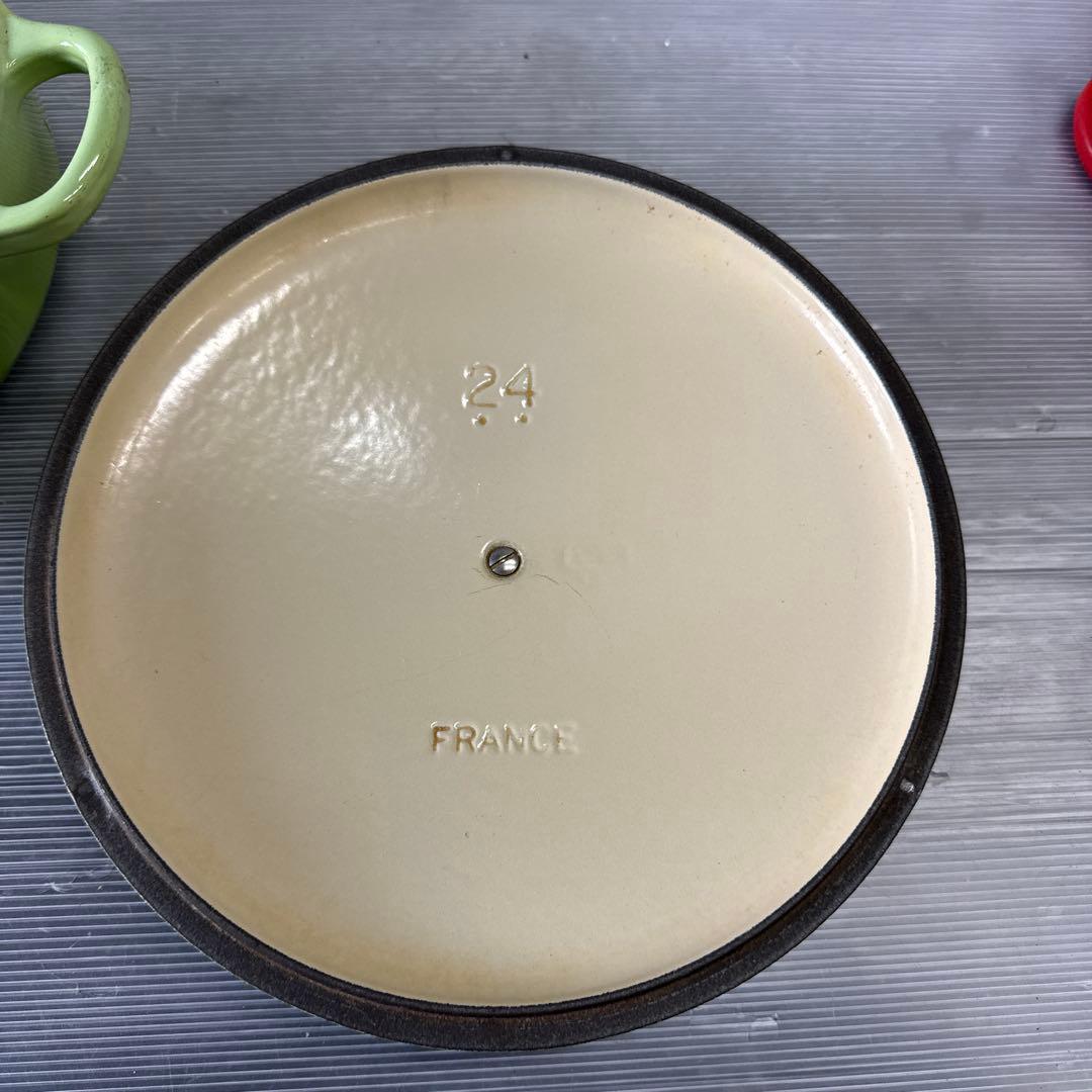 LE CREUSET ル•クル-ゼ 両手鍋 24cm現状品