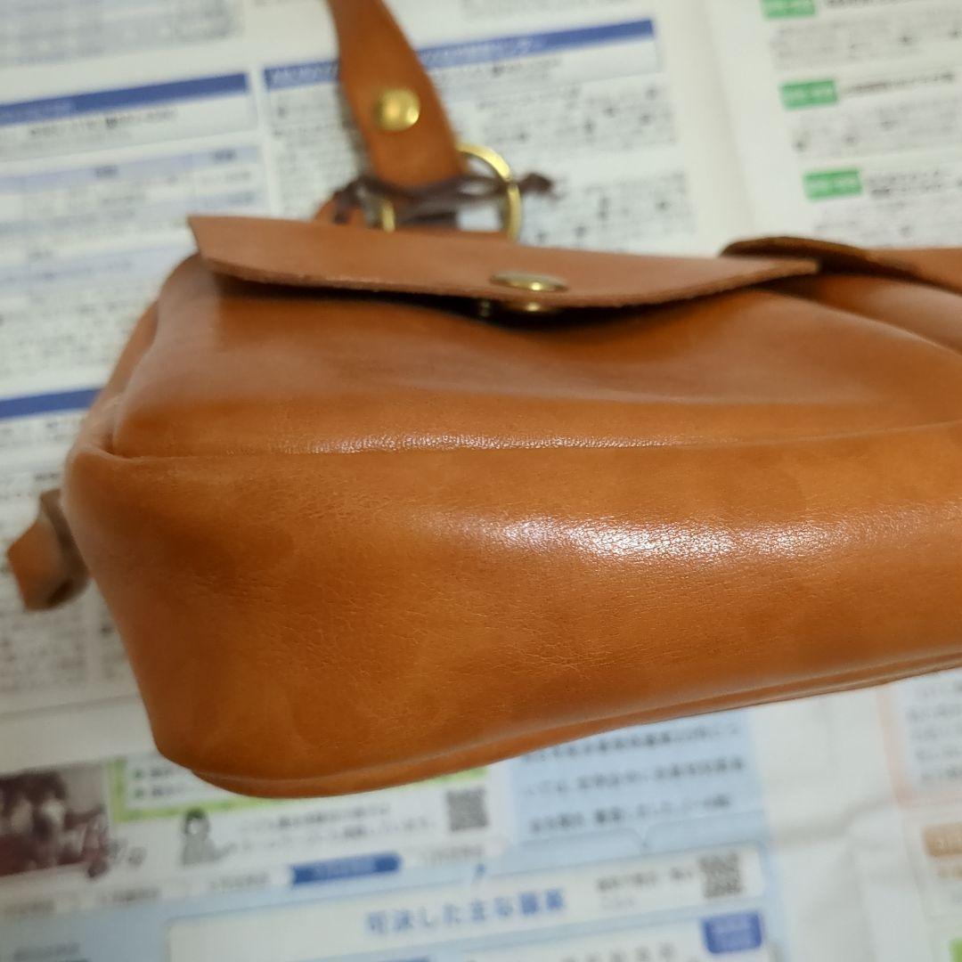 ガラゴ！！！HERTZ 　ヘルツ　チェストバッグ　キャメル　汚れ、キズあり