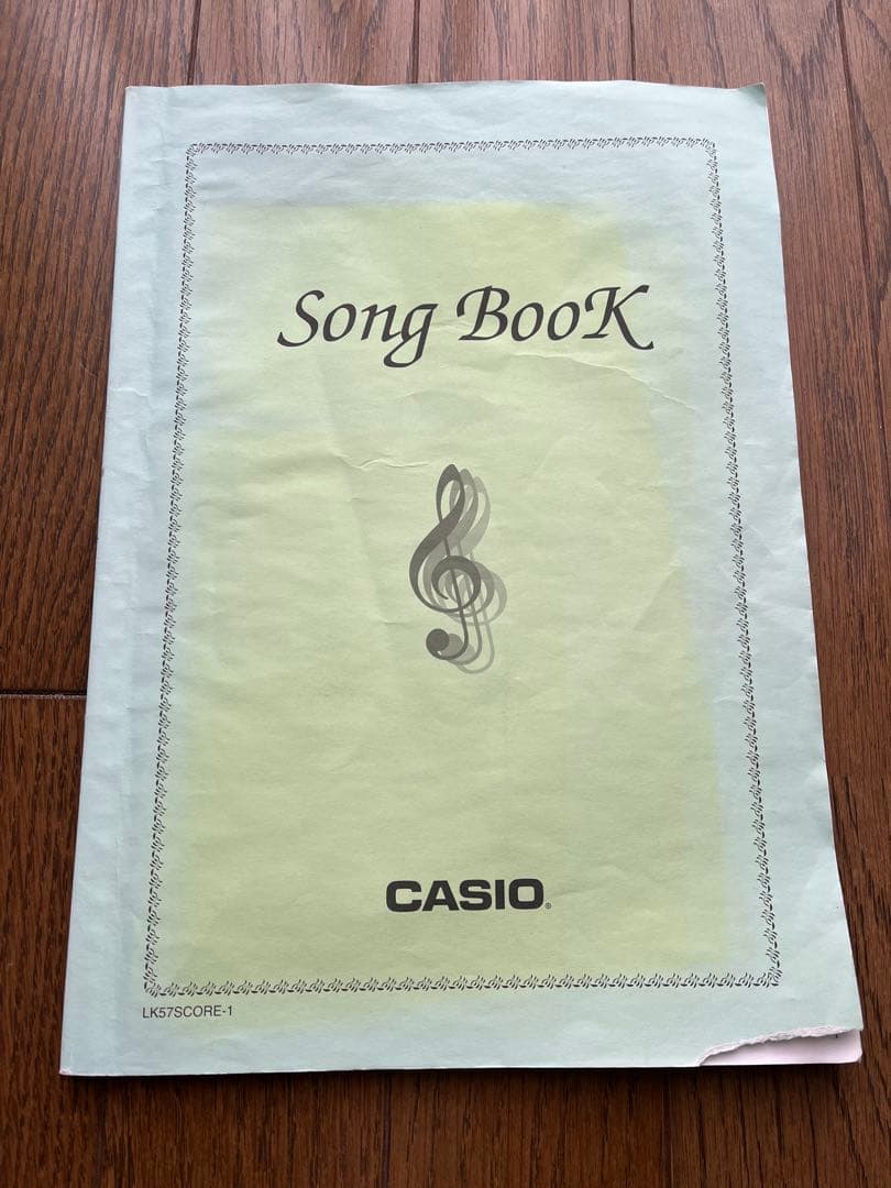 CASIO カシオ 光ナビゲーション電子キーボード LK-57 ソングブック付き