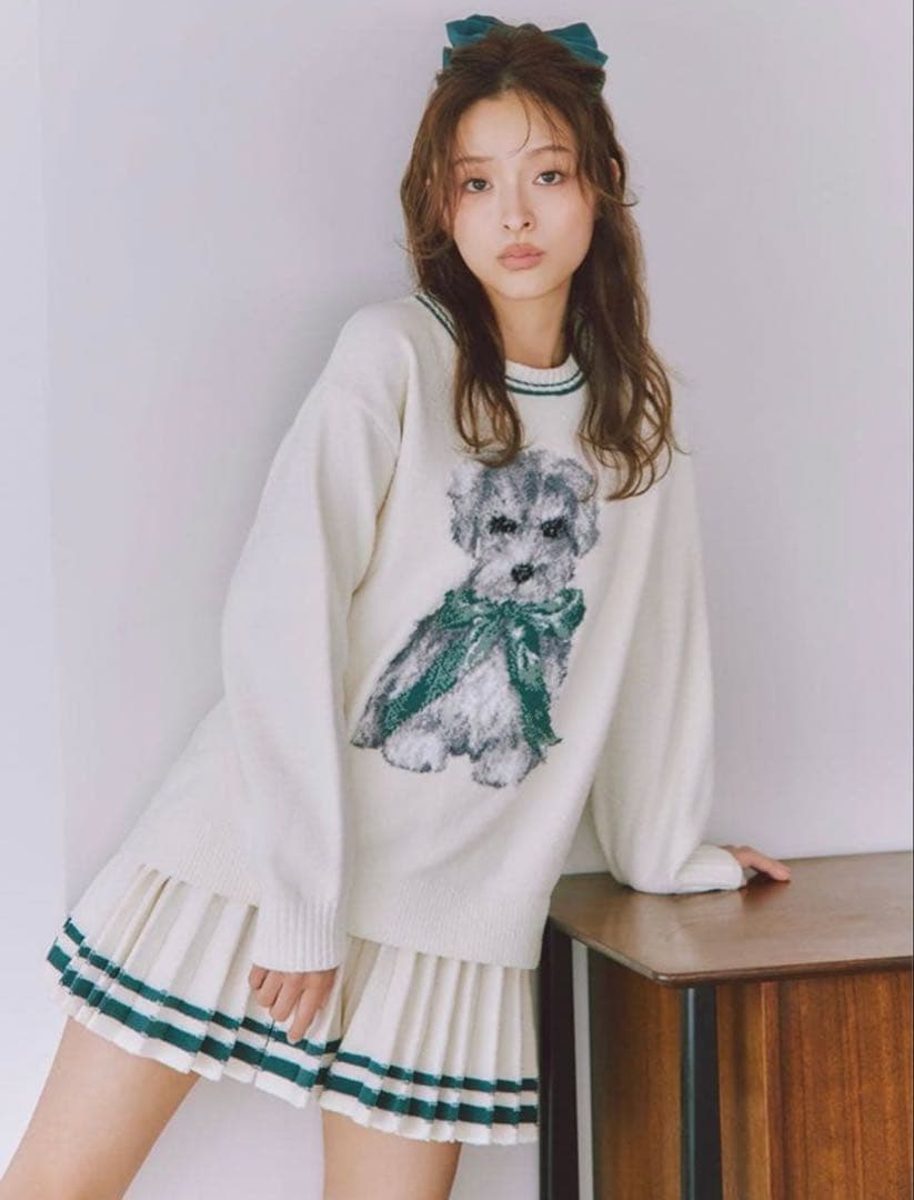 【SNIDEL  × 新木優子】ニットプルオーバー　スナイデルホーム