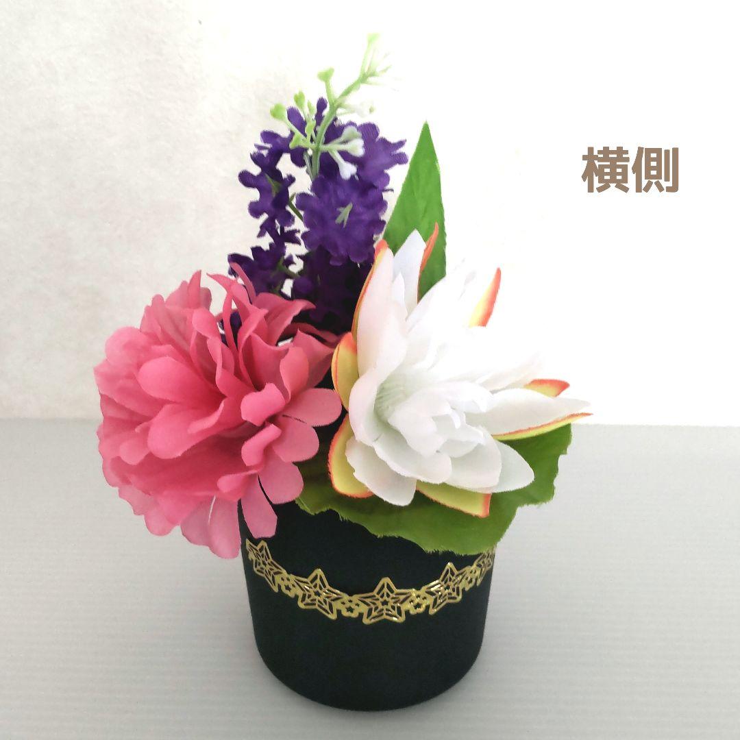 ★ますちゃんです★ 人気の蓮２個セット３作品♡ お手入れ不要の造花♬
