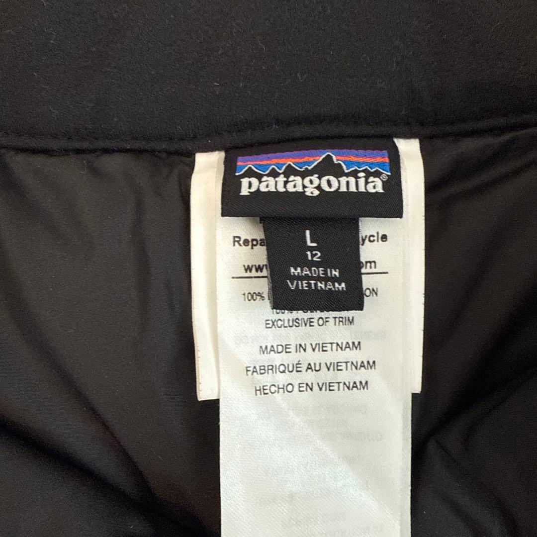 patagonia 子供用スノーボードパンツ L 黒