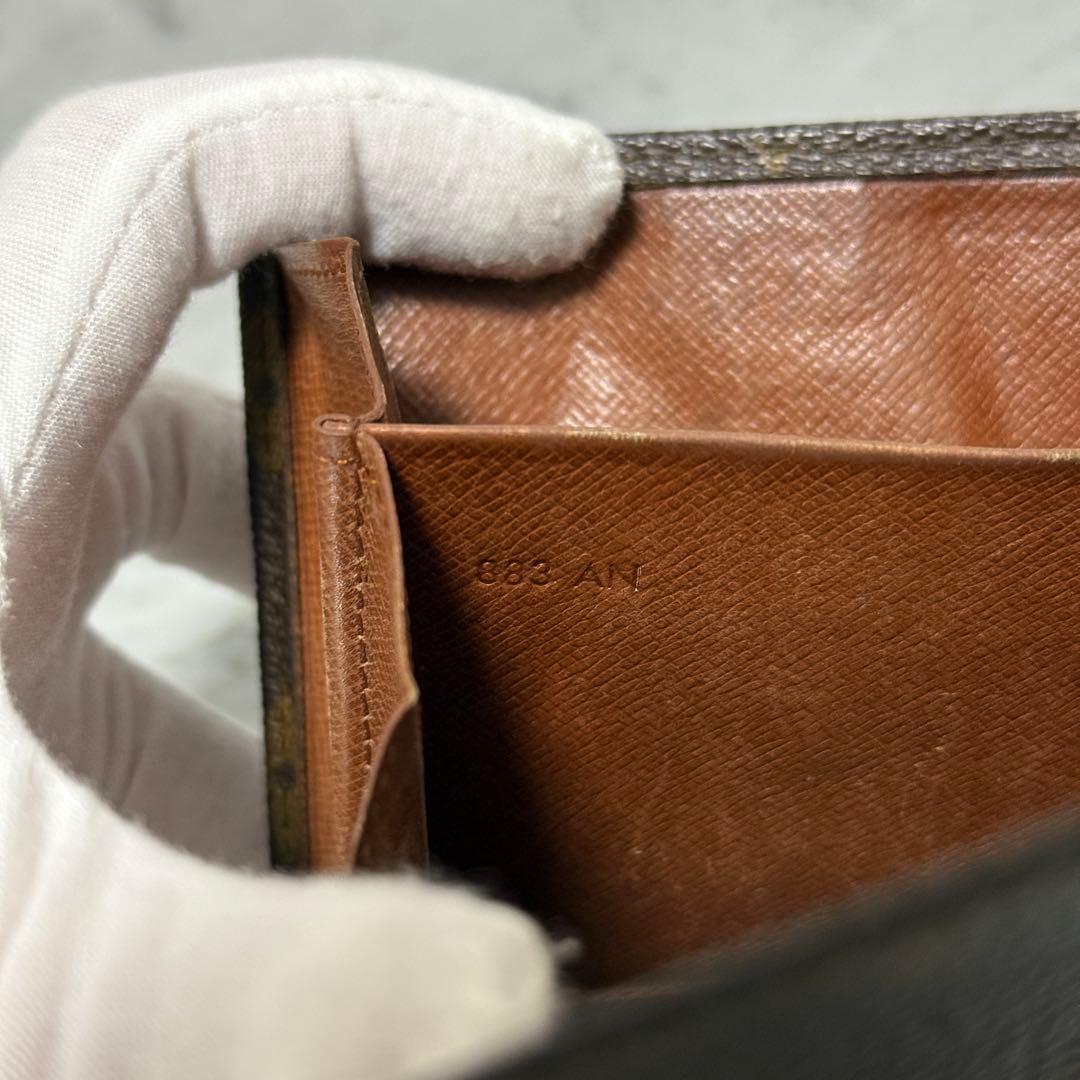 80s LOUIS VUITTON ルイヴィトン 三つ折財布 モノグラム