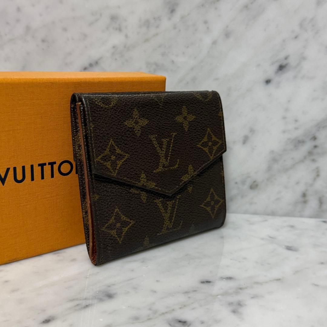 80s LOUIS VUITTON ルイヴィトン 三つ折財布 モノグラム