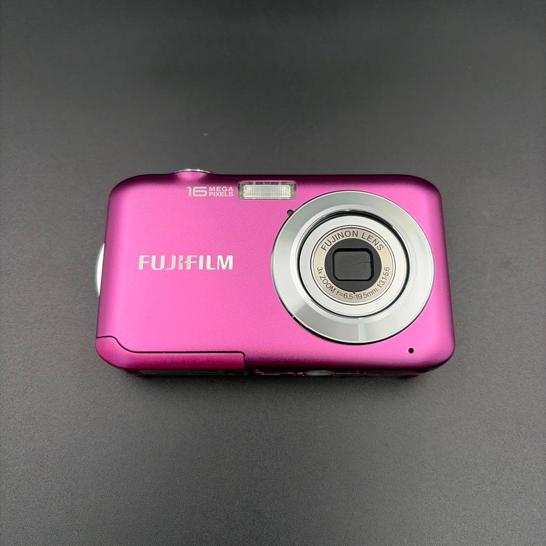 極美品 箱付 FUJIFILM FINEPIX JV250デジカメ ピンク