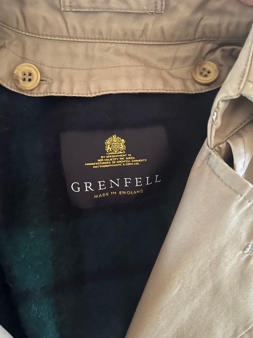 【最終値下げ】GRENFELL／グレンフェル ベージュ ダブルブレスト トレンチ