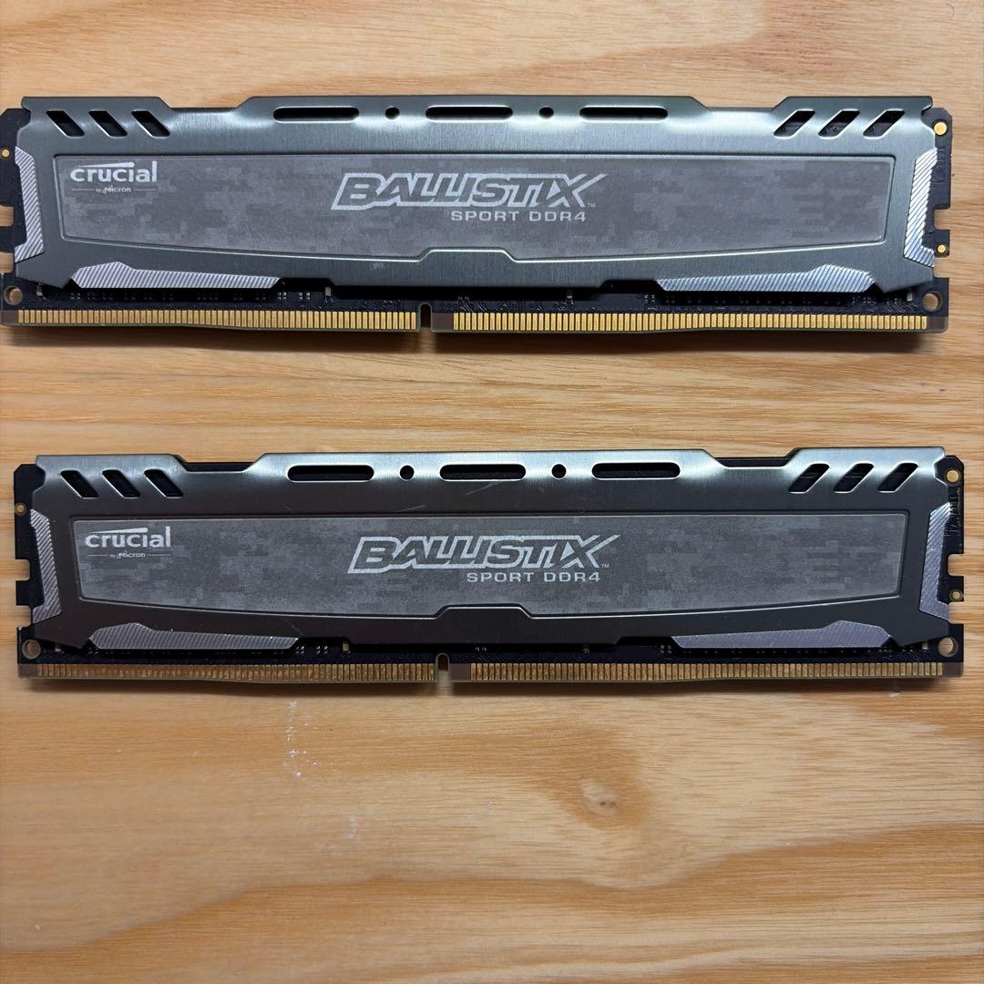 メモリー Ballistix DDR4 16GB 2x8GB 2400MHz