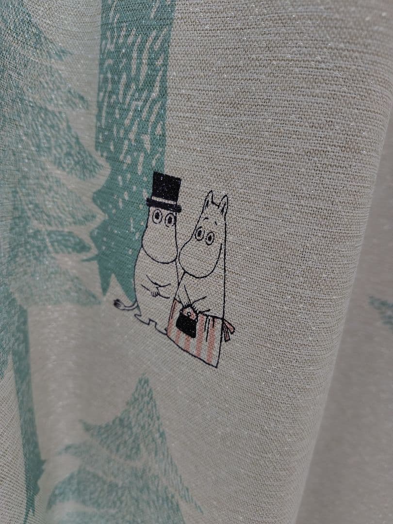 MOOMINムーミン遮光カーテンドレープカーテン２枚組
