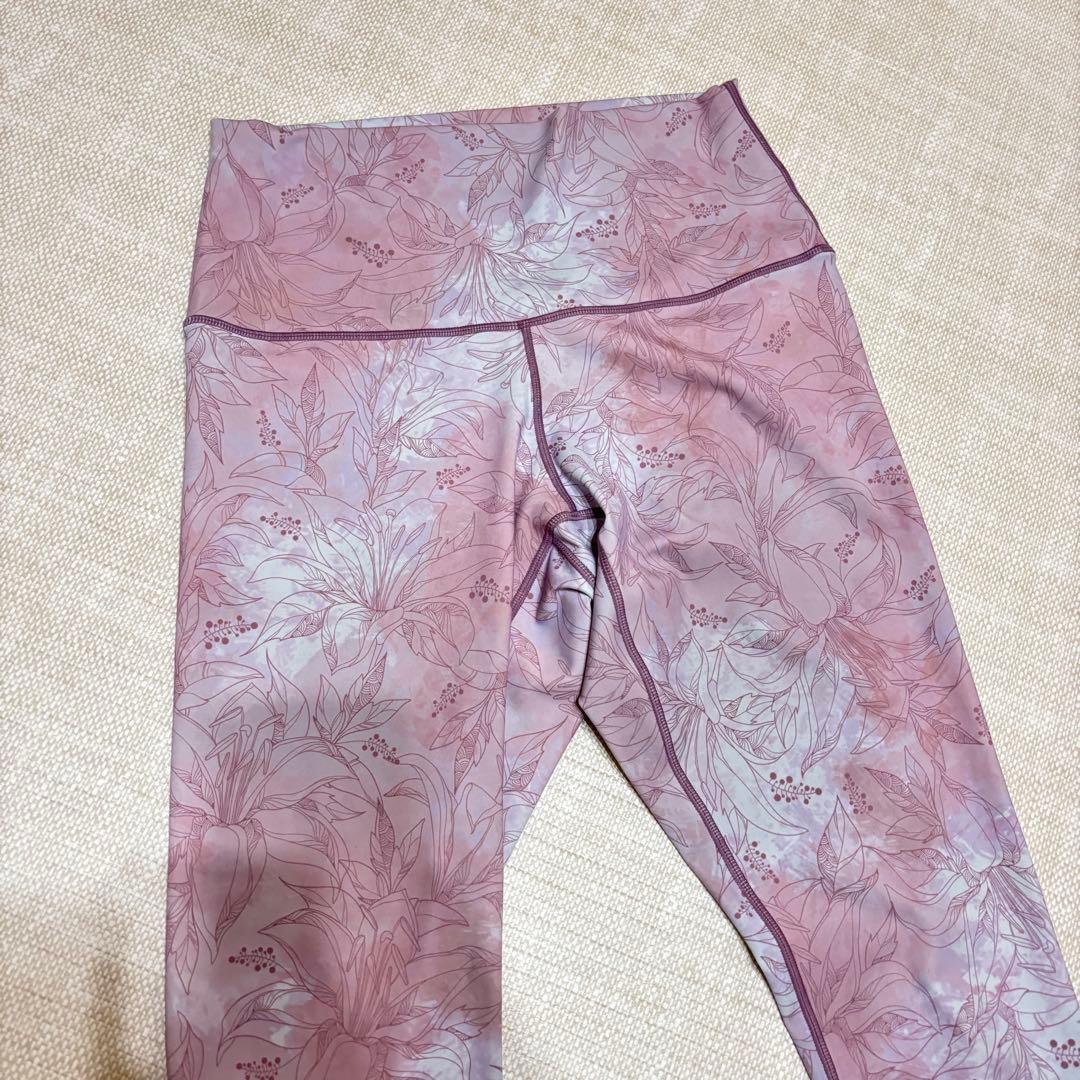 sukala Mサイズスカーラヨガウェアピンク花柄lavaレギンスピラティス