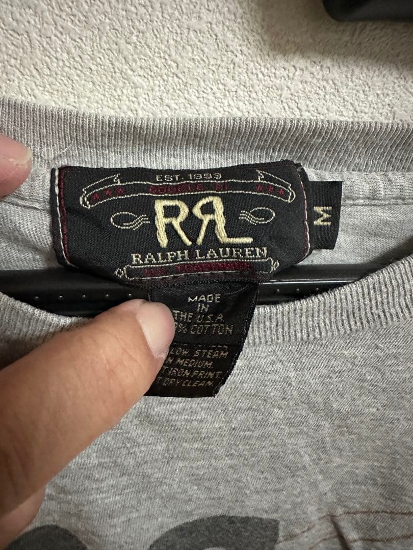 RRL 三つ星タグ　USA製レアTシャツ M