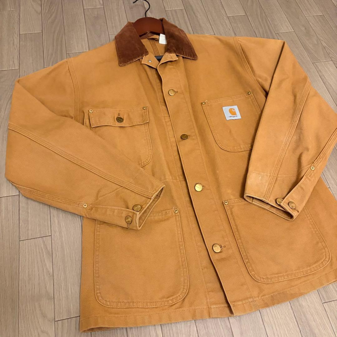 80s 90s Carhartt ミシガンチョアコート　裏地なし　usa製