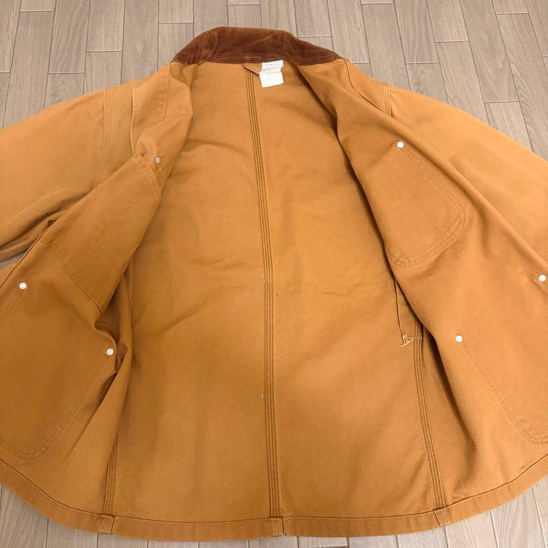 80s 90s Carhartt ミシガンチョアコート　裏地なし　usa製