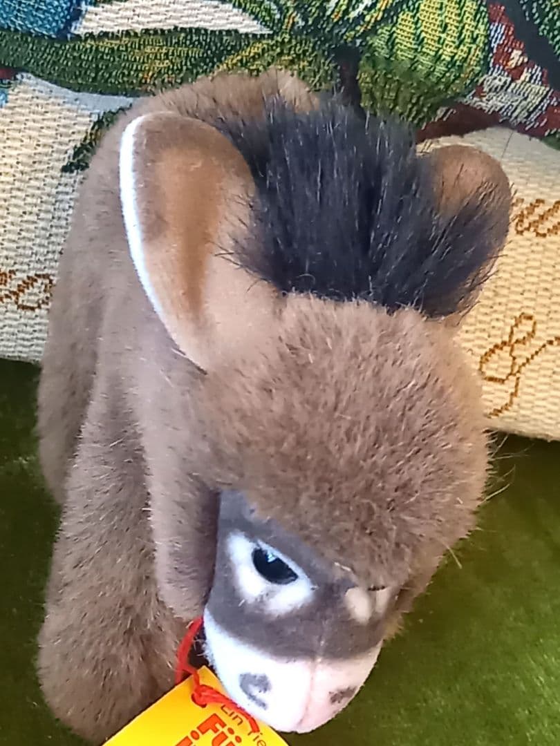 Vintagi Steiff Donkey Assy ぬいぐるみ 稀少ナンバー付