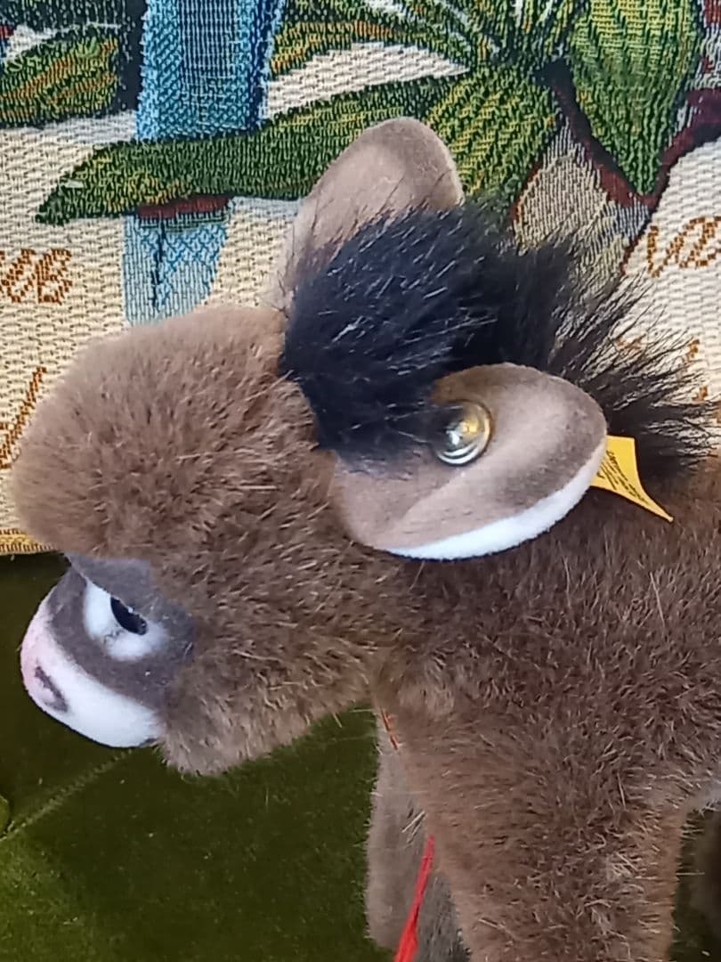 Vintagi Steiff Donkey Assy ぬいぐるみ 稀少ナンバー付