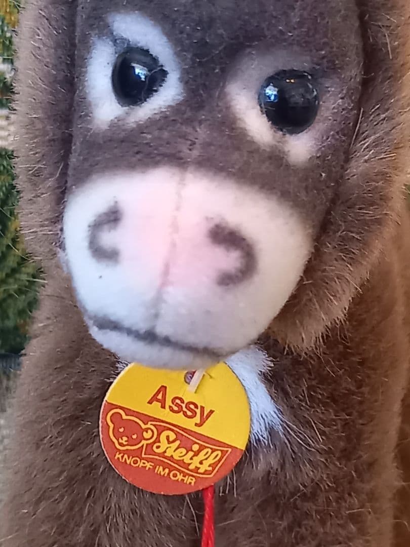 Vintagi Steiff Donkey Assy ぬいぐるみ 稀少ナンバー付