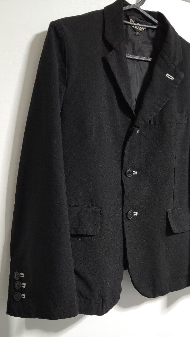 ☆美品☆BLACK COMME des GARCONS ポリ縮絨ジャケット≪S≫