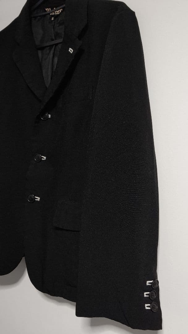 ☆美品☆BLACK COMME des GARCONS ポリ縮絨ジャケット≪S≫