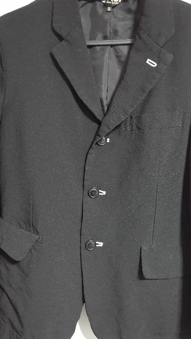 ☆美品☆BLACK COMME des GARCONS ポリ縮絨ジャケット≪S≫