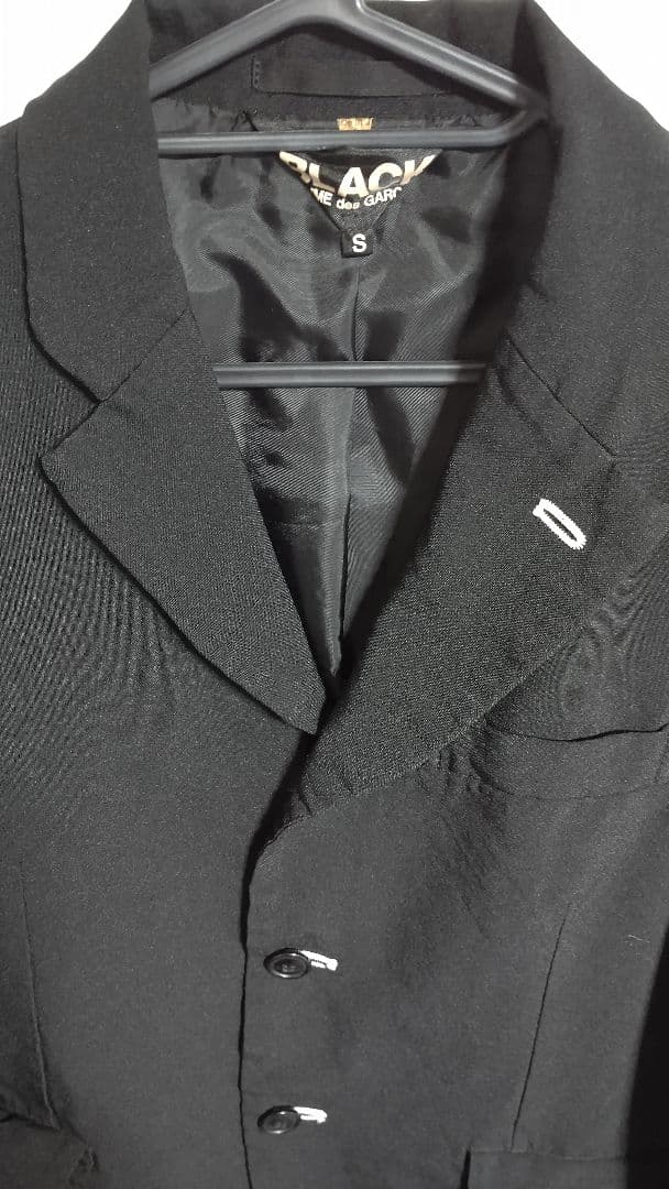 ☆美品☆BLACK COMME des GARCONS ポリ縮絨ジャケット≪S≫