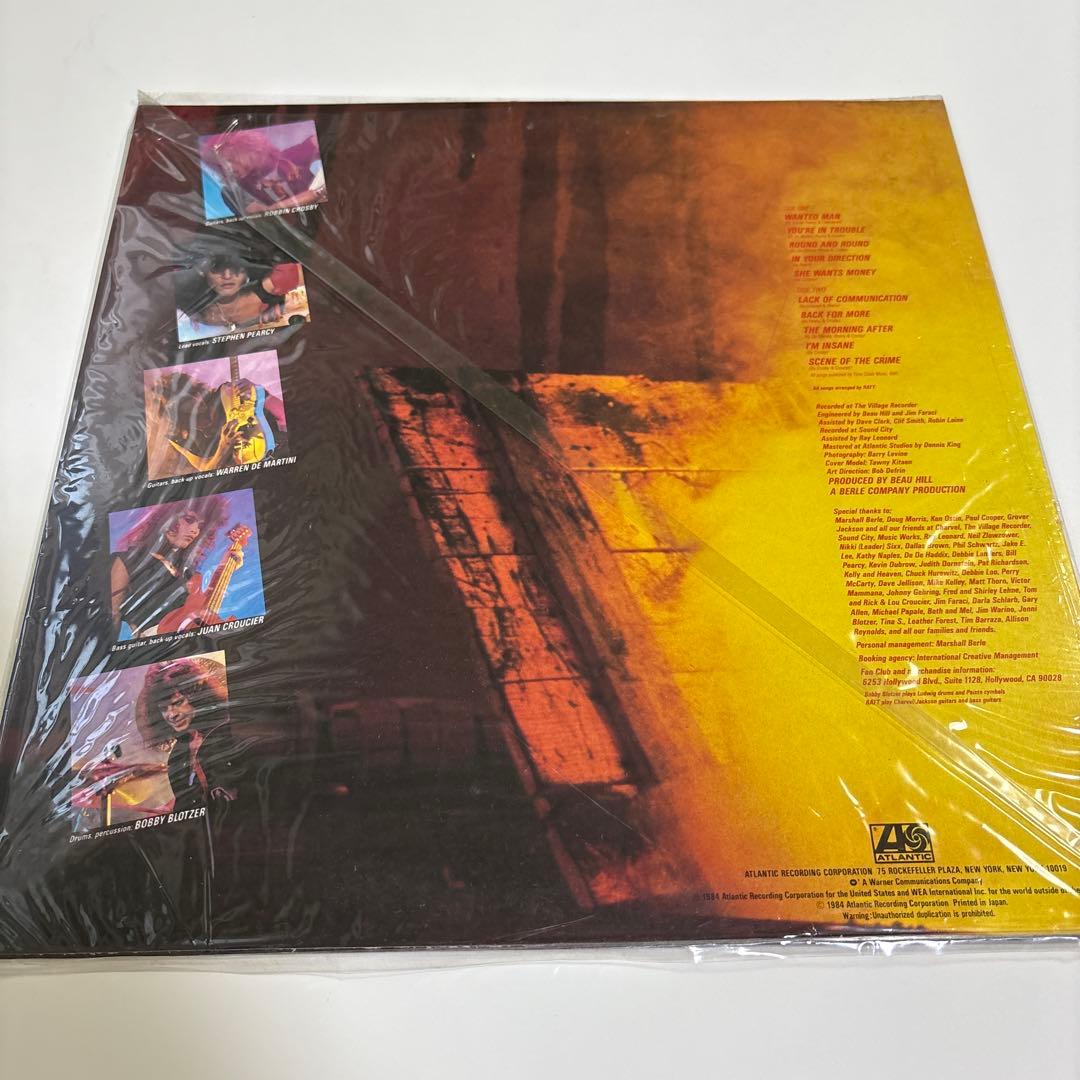 洋楽 RATT OUT OF THE CELLAR